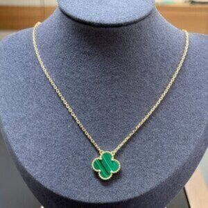 Authentic Van Cleef & Arpels Vintage Alhambra 18K Yellow Gold Necklaces